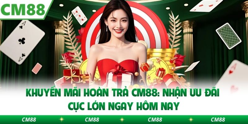 Khuyến Mãi Hoàn Trả Cm88: Nhận Ưu Đãi Cực Lớn Ngay Hôm Nay